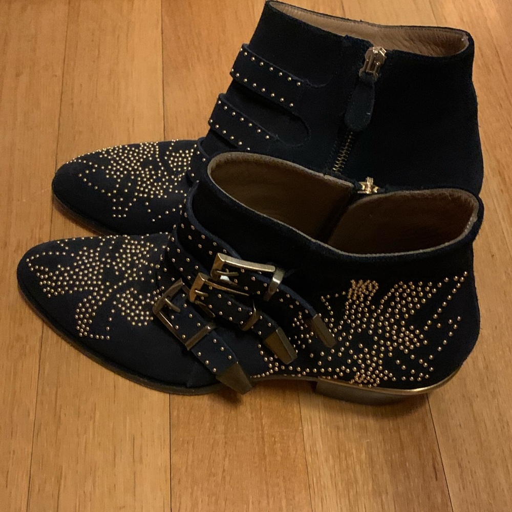 Chloe Susanna Studded Ankle Boots